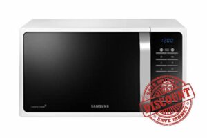 Samsung MS23F301TAW Solo Microwave with Healthy Cooking