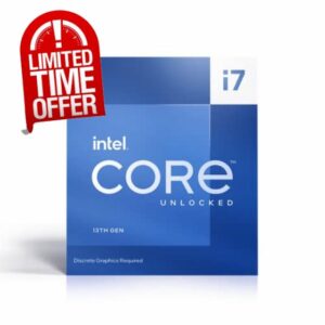Intel Core13th Gen i7-13700F Desktop Processor (16 Core (8 P-Core + 8 E-Core)