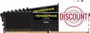 Corsair CMK16GX4M2B3200C16 Vengeance LPX 16 GB (2 x 8 GB) DDR4 3200 MHz C16 XMP 2.0 High Performance Desktop Memory Kit