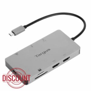 Targus Docking Station USB-C Dual HDMI 4K Monitor Display Ports