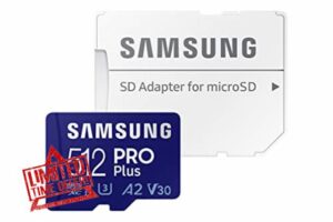 Samsung 512GB PRO Plus MicroSDXC 120MB/s +Adapte