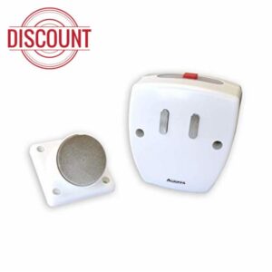 Agrippa Acoustic Battery Operated Fire Door Holder - White