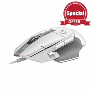 Logitech G G502 X Wired Gaming Mouse - LIGHTFORCE hybrid optical-mechanical primary switches