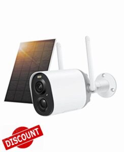 NETVUE Security Camera Outdoor Wireless Solar Powered