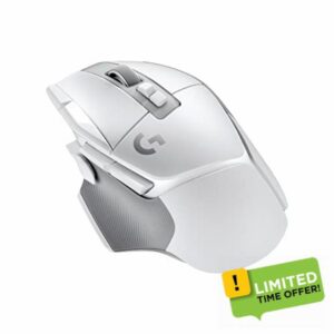 Logitech G G502 X LIGHTSPEED Wireless Gaming Mouse - Optical mouse with LIGHTFORCE hybrid optical-mechanical switches
