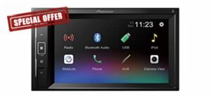 Pioneer DMH-A240BT Mechafree 6.2” touchscreen multimedia player with Smartphone Mirroring