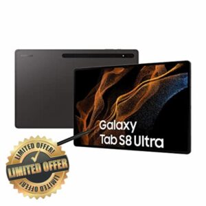 Samsung Galaxy Tab S8 Ultra 14.6 Inch 256GB Wi-Fi Android Tablet Graphite 3 Year Manufacturer Warranty