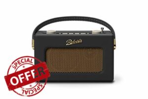 Rev-Uno Retro DAB+/FM Portable Radio with Bluetooth - Black