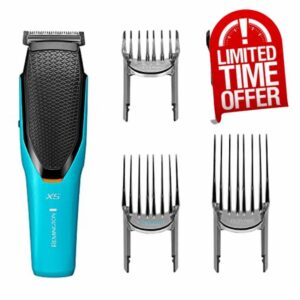 Remington X5 Power-X Hair Clippers - Cordless with Japanese Steel Blades and Micro Fade Comb; Choose from 50 length Settings HC5