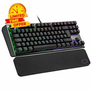 Cooler Master CK530 V2 Tenkeyless Mechanical Gaming Keyboard - Per-Key RGB Backlighting