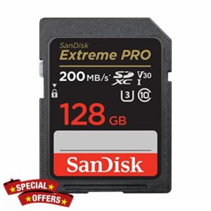 SanDisk 128GB Extreme PRO SDXC card + RescuePRO Deluxe