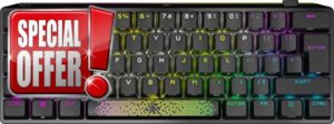Corsair K70 PRO MINI WIRELESS RGB 60% Mechanical Gaming Keyboard (Fastest Sub-1ms