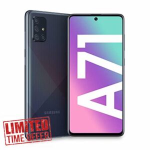Samsung Galaxy A71 Mobile Phone; Sim Free Smartphone - Prism Crush Black