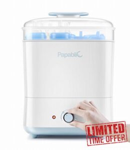 Papablic Baby Bottle Electric Steam Sterilizer and Drye