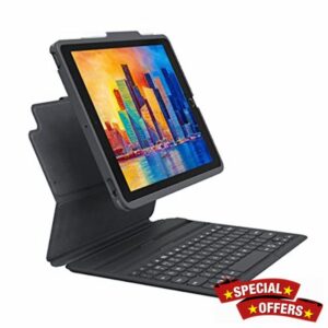 ZAGG Pro Keys Keyboard and Case with Pencil Holder made for Apple iPad 10.2 (7th