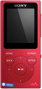 Sony NWE394R.CEW 8 GB Walkman MP3 Player with FM Radio - Red