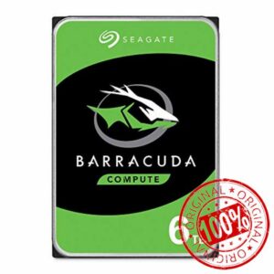 Seagate BarraCuda 6TB Internal Hard Drive HDD – 3.5 Inch SATA 6 Gb/s 5400 RPM 256MB Cache for Computer Desktop PC – Amazon Exclusive - Frustration Free Packaging (ST6000DMZ03)