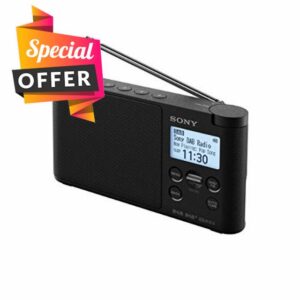 Sony XDR-S41D Portable DAB/DAB+ Wireless Radio with LCD Display - Black (Renewed)