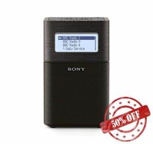 SONY XDRV1BTDB.CEK Portable DAB/DAB+ Clock Radio with Bluetooth - Black