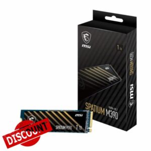 MSI SPATIUM M390 SSD 1TB - PCIe 3.0 NVMe M.2 Internal Solid State Drive