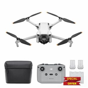 DJI Mini 3 Fly More Combo – Lightweight and Foldable Mini Camera Drone with 4K HDR Video