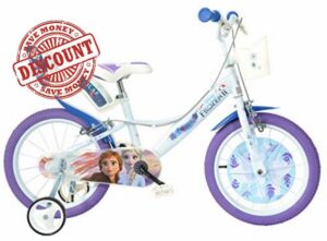 Dino Bikes 166R-FZGB 16-Inch Frozen Bicycle Disney Kids