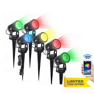 CJHZQYY Garden Spotlights Mains Powered