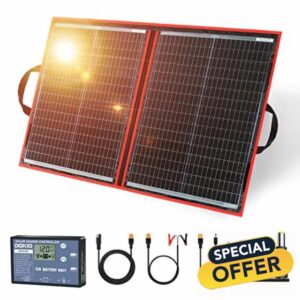 DOKIO 110W 18V Portable Foldable Solar Panel Kit (48 * 66cm