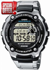 Casio Wave Ceptor Mens Digital Quartz Watch