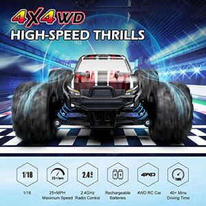 2.4GHz All Terrain Toy Trucks with 2 Rechargeable Battery