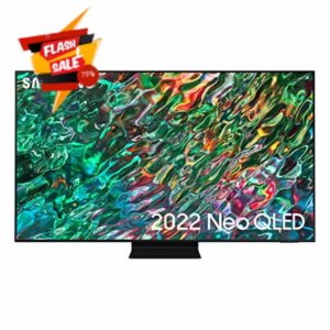 Samsung 65 Inch QN90B Neo QLED 4K Smart TV (2022) - Neural Quantum 4K Processor With Anti Reflection Screen