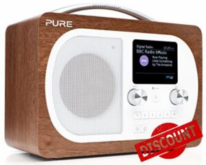 Pure Evoke H4 Portable FM/DAB+/DAB Digital Radio - DAB Radio with Bluetooth Music Streaming