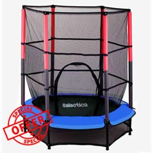 WestWood NEW Mini Trampoline | 4.5FT 55" with Safety Net Enclosure | Indoor Outdoor Children’s Activity Junior Trampoline