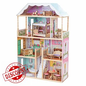KidKraft 65956 Charlotte Wooden House