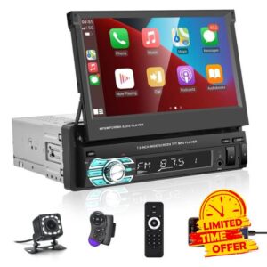 Car Stereo Single Din Touch Screen Apple Carplay