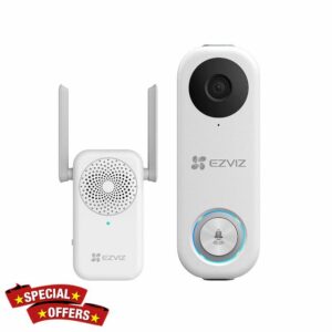 EZVIZ Wired Video Doorbell Camera Kit with Chime