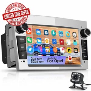 NHOPEEW Android Car Stereo for Opel Vauxhall Holden Corsa Astra Vectra Zafira Antara Meriva Vivaro 7 inch Touchscreen Radio with Bluetooth Mirror Link GPS WiFi SWC+Backup Camera