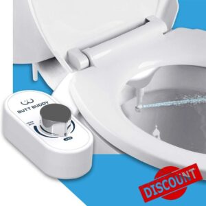 Butt Buddy - Bidet Toilet Seat Attachment & Fresh Water Sprayer (Easy to Install