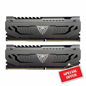 Patriot Viper Steel DDR4 64GB (2 x 32GB) 3200MHz Kit - PVS464G320C6K