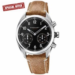 Kronaby S3112/1 Men's Brown Apex Hybrid Smartwatch