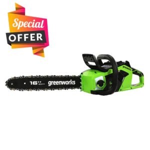 Greenworks GD40CS18 Cordless Chainsaw with Brushless Motor