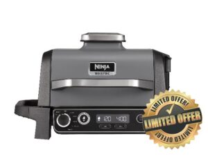 Ninja OG701UK Woodfire Electric BBQ Grill & Smoker