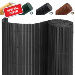 INMOZATA PVC Garden Screening 2m High Privacy Fence Screening Privacy Protective Screens for Garden