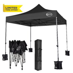 MAXIMUS HEAVY DUTY POP UP GAZEBO 3m x 3m COMMERCIAL MARKET STALL WITH 4 WEIGHT BAGS (No Walls