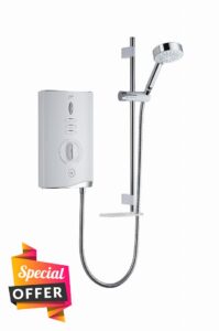 Mira Showers 1.1746.007 Sport Max 9 kW Electric Shower - White/Chrome