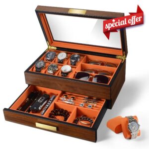 ikkle Wooden Watch Box for Men