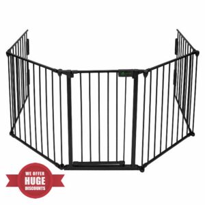 VOUNOT 5 Panel Metal Fire Guard