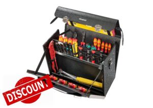 PARAT 5.471.000.031 33 Litre New Classic Fully Equipped All-Purpose Tool Bag - Black