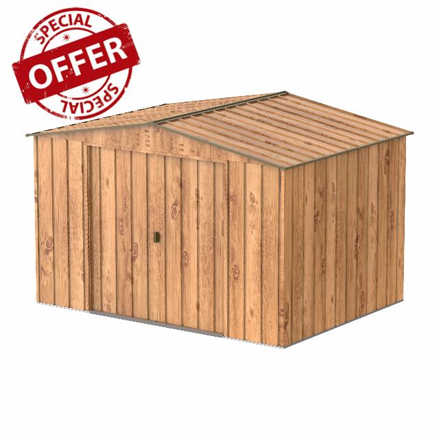 Duramax Top Shed 10 x 8 Metal Garden Storage Shed