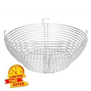 Kamado Joe KJ-MCC23 Stainless Steel Charcoal Basket Grill Accessory for Classic Joe